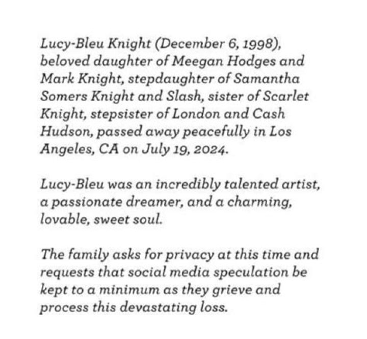 Lucy Bleu Knight: A Rising Star in the Entertainment Industry