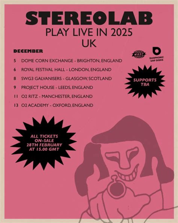 Pre-Order Tickets: Stereolab Concert - Immersive Soundscapes Await!