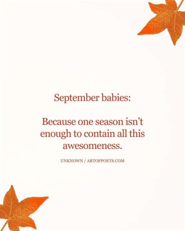 September Babies: Fun Facts & Traits