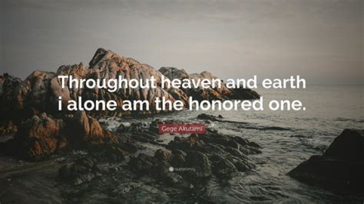 Throughout Heaven and Earth, I Alone Am the Honored One: Understanding the Depth of This Phrase
