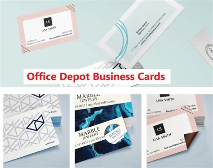 Unleashing Professionalism with Office Depot Business Cards