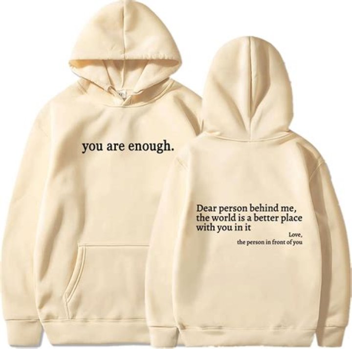 You Are Enough Hoodie: The Perfect Blend of Comfort and Confidence
